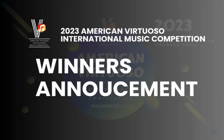 2023 American Virtuoso International Music Competition Winners Annoucement