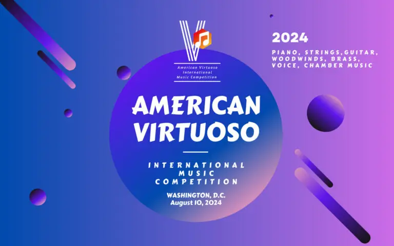 2024 American Virtuoso International Music Competition poster
