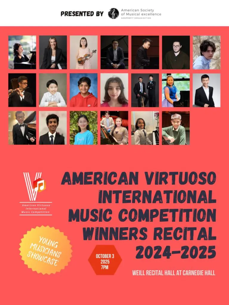 2024-2025 AVIMC Winners Recital Poster