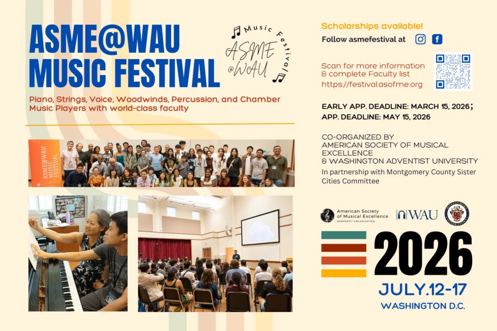 2026 ASME@WAU Music Festival Poster